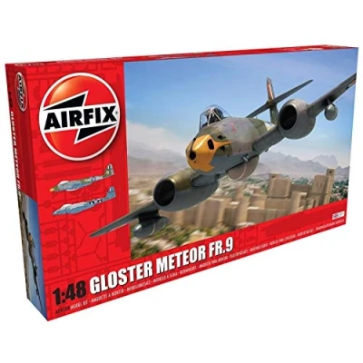 Image of Airfix A09188 Gloster Meteor FR9 Classic Kit, Multicolor, 1:48 Scale