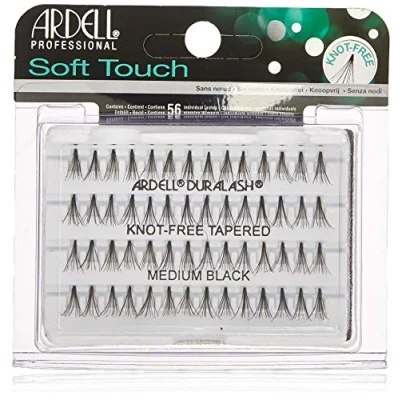 Image of Ardell False Lashes Soft Touch Individuals Knot Free, Medium Black