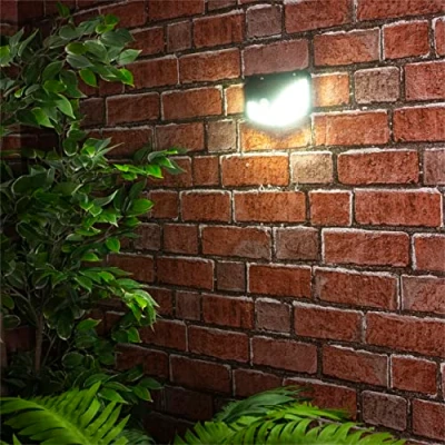 Image of St Helens Home &amp; Garden Solar Powered Motion Sensor Wall Security Light 100 LED&#039;s
