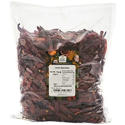 Image of Old India Chilli Stemless 1kg