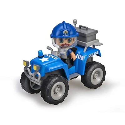 Image of Pinypon Action Quad with 1 police figure for 4 8 years old boys and girls, (Famosa 700015582)