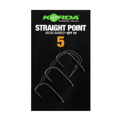Image of Korda Straight Point Micro Barbed Qty 10 (Size 5)