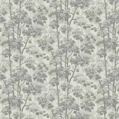 Image of Belgravia Decor Giorgio Tree Soft Silver Wallpaper GB8117 Italian Vinyl