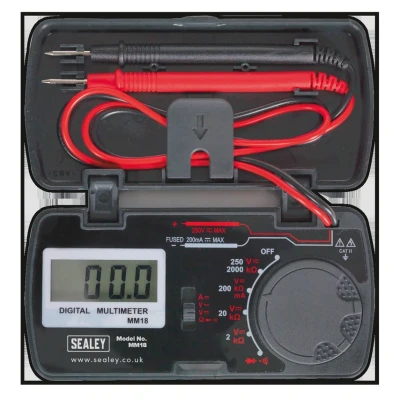 Image of Sealey Pocket Multimeter