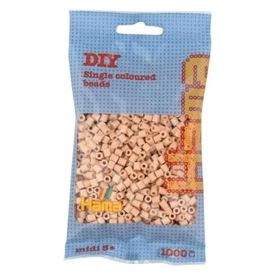 Image of Hama Beads Bag Approx. 1000 Midi Fuse Mosaic Decoration Arts &amp; Craft for Creative Children Ages 5+ Beige