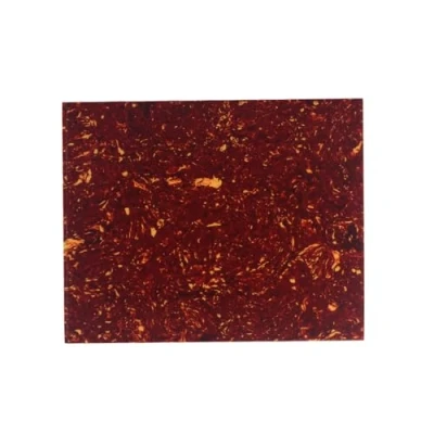 Image of FLEOR 20X17cm Acoustic Guitar Pickguard Material Anti scratch Blank Sheet Self adhesive Backing for Most CuSTm, Red Tortoise Shell