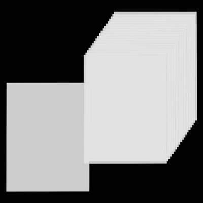Image of MANCHAP 20 PCS A4 10 Mil Blank Mylar Stencil Sheets, 210 x 297 0.25mm Templates Plastic Sheets for DIY Cutting, Craft