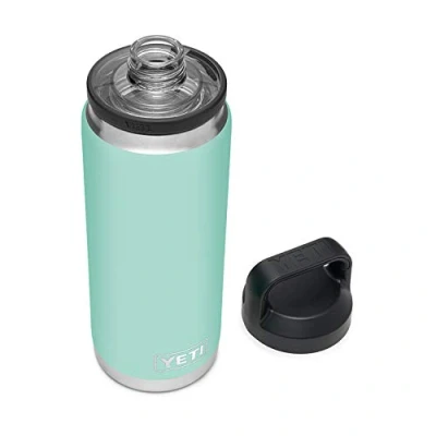Image of YETI Rambler 26 oz Bottle, Vacuum Insulated, Stainless Steel with Chug Cap, Seafoam