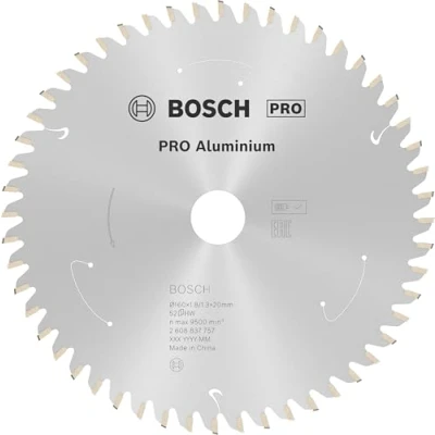 Image of Bosch Professional Circular Saw Blade Standard (for Aluminium, 160 x 20/15.875 1.8 mm, 52 teeth; Accessories: Cordless Saw)