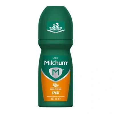 Image of Mitchum Men 48HR Protection Roll On Deodorant &amp; Antiperspirant, Sport, 100ml