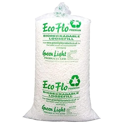 Image of 2 Large Bags (30 CUBIC FEET) Of Ecoflo Biodegradable Packing Peanuts Protective Postal Mailing Packaging Void Loose Fill Filler Filling Supplies