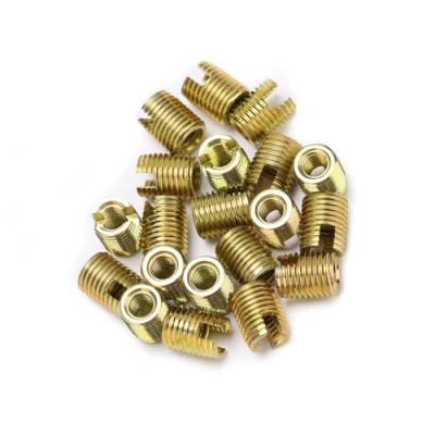 Image of 20Pcs 302 Carbon Steel Self Tapping Thread Insert Screw Bushing Repairing Kit Repair Insert(M2*0.4 Outer M4.5 * 0.5)