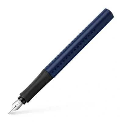 Image of Faber Castell Grip 2011 Fountain Pen Fine Nib, Classic Blue