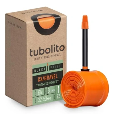 Image of Tubolito Tubo CX/Gravel 700x32 50mm 60mm Presta Black Valve