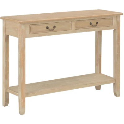 Image of vidaXL Console Table 110x35x80 cm Wood