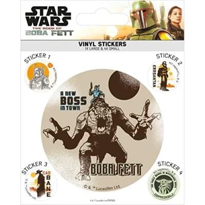 Image of Star Wars: The Book of Boba Fett Airbrush Vinyl Sticker