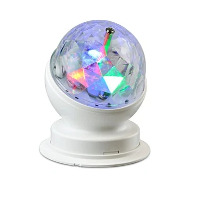 Image of X4 LIFE LED Disco Ball, Mini Party Light for Living Rooms and Children&#039;s Rooms, Rotating, RGB