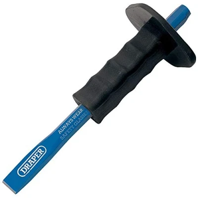 Image of Draper Octagonal Shank Cold Chisel with Hand Guard, 19 x 250mm (Display Packed)