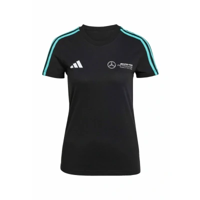 Image of adidas Performance AMG Petronas Formula ONE TEAM DNA Print Tshirt Black white, Women&#039;s, Size: Large, white