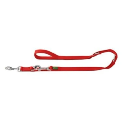 Image of HUNTER Nylon Adjustable Extra Long Lead, 25/300 cm, Red