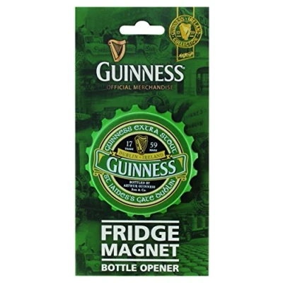 Image of Guinness® Green Collection Fridge Magnet Bottle Opener