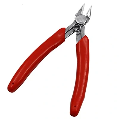 Image of Diagonal Pliers, Electrical Wire Side Cutting Pliers Precision Flush Cutters, Stainless Steel Small Cable Snips for Electronic Industry Repair, Jewelry DIY Processing