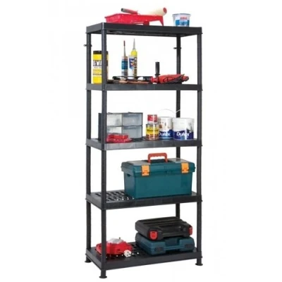 Image of Garland Self Assembly Ventilated Plastic Shelving Unit 5 Shelf
