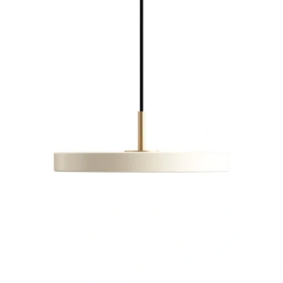 Image of UMAGE Asteria mini hanging light brass pearl white