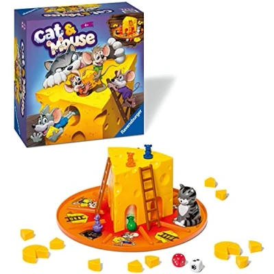 Image of Ravensburger Cat &amp; Mouse Board Games for Children Age 4 Years Up 2 to Players