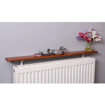 Image of Greenhurst Easy Fit Radiator Shelf Oak 115.5CM,Rectangular,4603