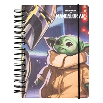 Image of Grupo Erik The Mandalorian 2 Star Wars A5 Notebook Bullet Journal Notebooks Notepads Notepad Dotted Sketchbook Gifts