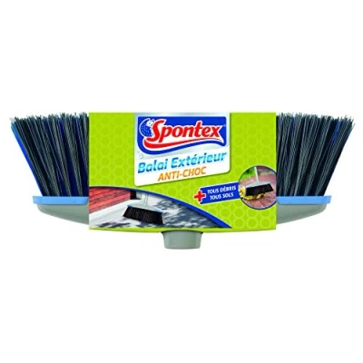 Image of Spontex Outdoor Mop Head Compatible with All Handles Dual Action Ultra Resistant Fibres Anti Shock Edges 1 Unit