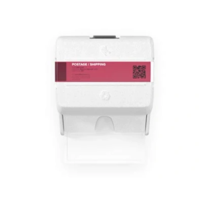 Image of Zebra ZSB Shipping and Postage Labels for Thermal Label Printer Cartridge LC110 4 x 3 inch (380 in Cartridge) Compatible with Series Machine