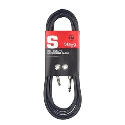 Image of Stagg SGC3 3m, Phone to Plug Instrument Cable, Black