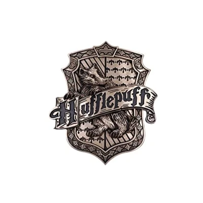 Image of Nemesis Now Officially Licensed Harry Potter Hufflepuff Wall Plaque, Bronze, 20.5cm, Resin