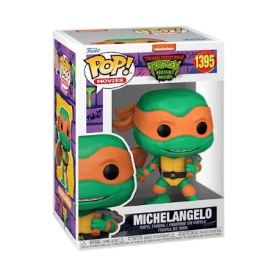 Image of Funko Pop! Movies: Teenage Mutant Ninja Turtles (Teenage (TMNT) ) Michelangelo Collectable Vinyl Figure Gift Idea Official Merchandise Toys for Kids &amp; Adults