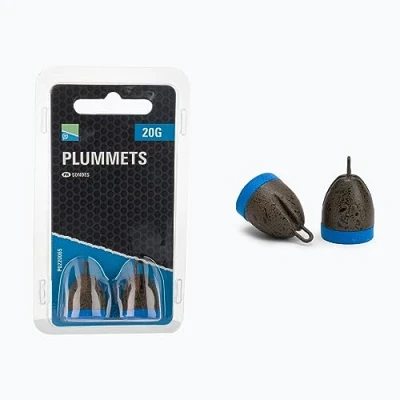 Image of Preston Plummets 20g (2 pieces) Fishing plummet