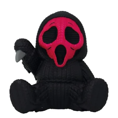 Image of Handmade by Robots Ghost Face Fluorescent Pink Vinyl Figure