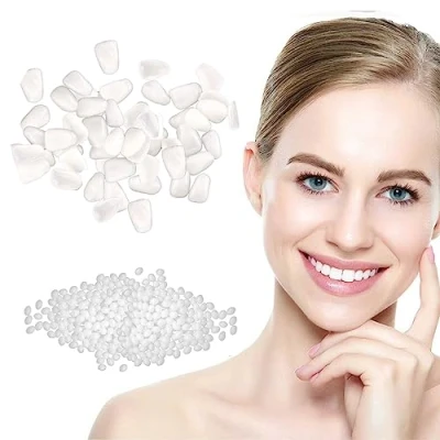 Image of 100 Pieces A1 Color Dental Temporary Crown Veneers Tooth Repair Kit Replacements for Missing Broken Fake Teeth Orthodontics Care (A1)