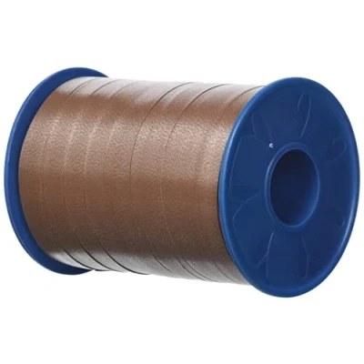 Image of C.E. Pattberg AMERICA Gift curling Ribbon brown, 273 yards of balloonribbon for Wrapping, 0.39 inches width, Accessories Decoration &amp; Handicrafts, Presents