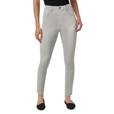 Image of HUE Women&#039;s Ultra Soft High Waist Denim Leggings, Silver Grey Wash, S