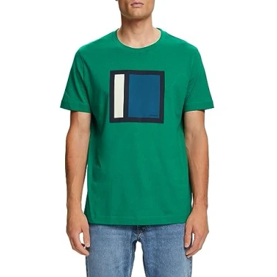 Image of ESPRIT Men&#039;s 073ee2k307 T Shirt, 300/Dark Green, S