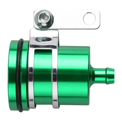 Image of Universal Motorcycle Oil Cup Front &amp; Rear Brake Fluid Reservoir Compatible with Kawasaki Z650 Z750 Z900 Z1000,Green