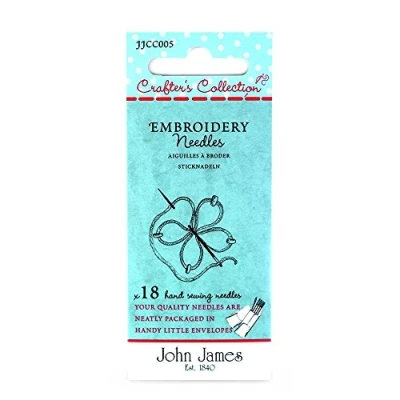 Image of John James Crafter&#039;s Collection Needles Embroidery (Sizes 7/10)