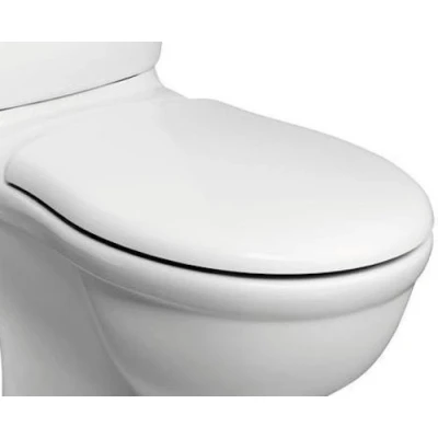 Image of Replacement Alternative Toilet Seat &amp; Lid FITS Ideal Standard Alto, Includes Hinges