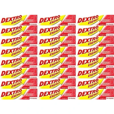 Image of 96 PACKS of Dextro Energy Glucose Tablets Tropical 47g