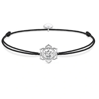 Image of Thomas Sabo Women Bracelet Little Secrets 925 Sterling silver black LS015 401 11 L20v
