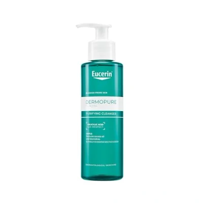 Image of Eucerin Dermopure Clinical Purifying Cleanser 200ml, Facial with Salicylic Acid &amp; AHA/PHA, for Sensitive, Oily Skin, Non Comedogenic Face Wash