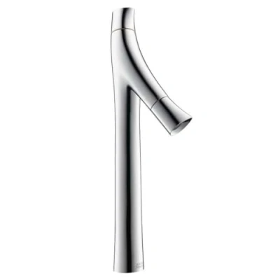 Image of Hansgrohe 12013000 2 Handle Washbasin Fitting Axor Starck Organic 435 Without Pushrod for Washbasin, Chrome