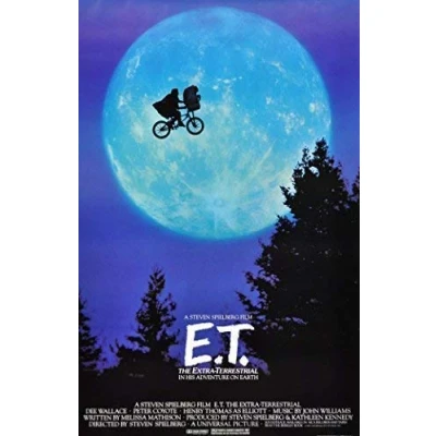 Image of E.T. Classic Movie Poster Various Sizes (A3 Size 29 x 42 cms)